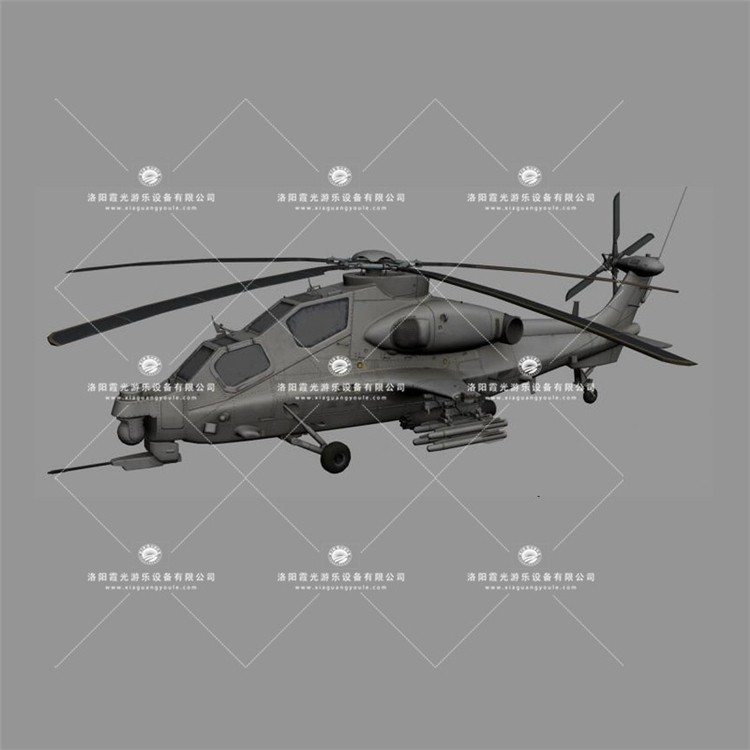 丰台武装直升机3D模型